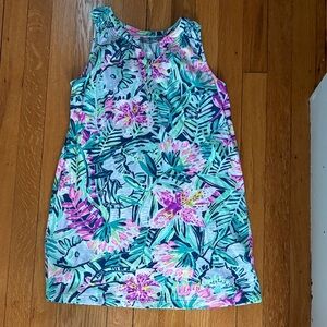 Lilly pulitzer girls Essie sundress slathouse soirée print size large dress